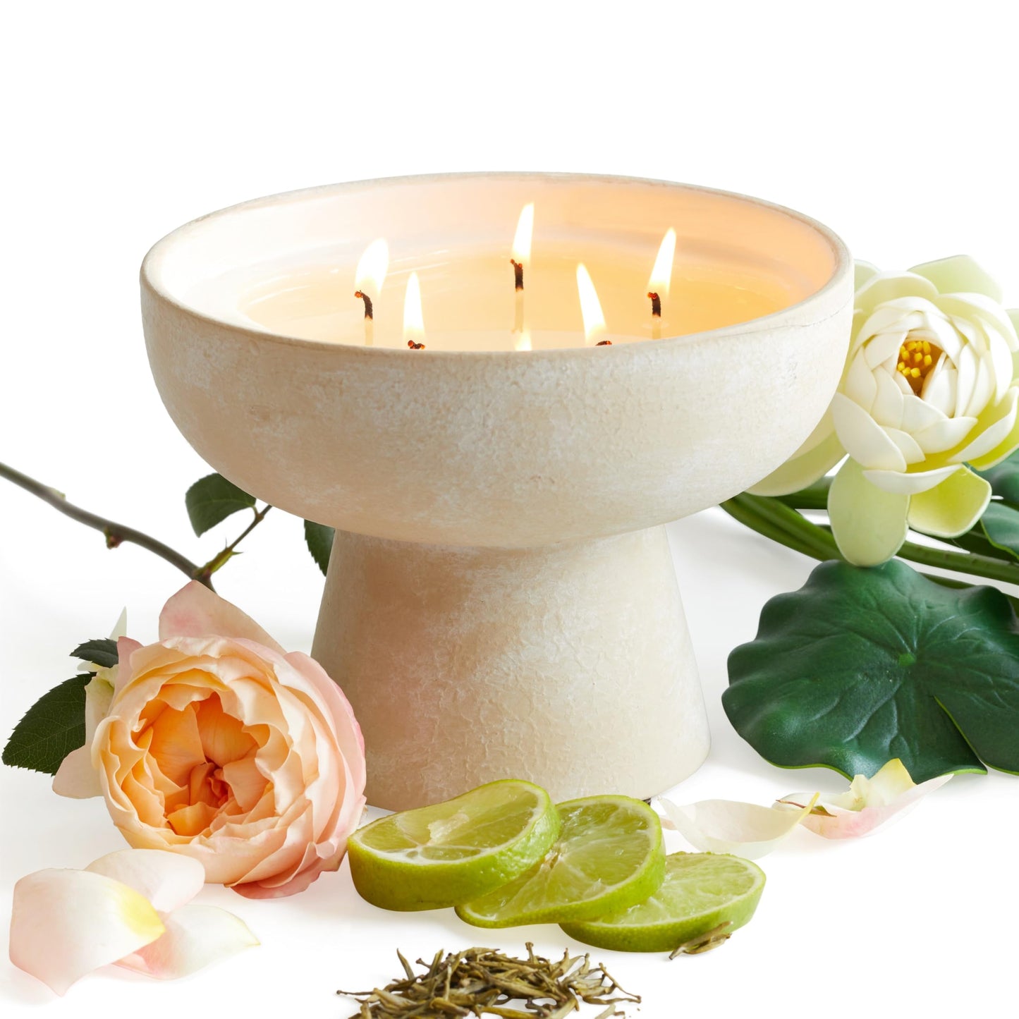 BLUEME 6-Wick Bergamot & Musk Candle