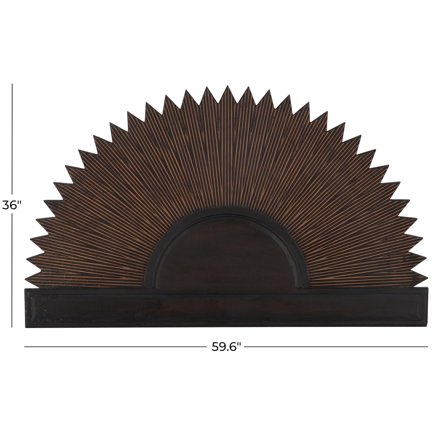 Deco 79 Sun Wall Sculpture 60"
