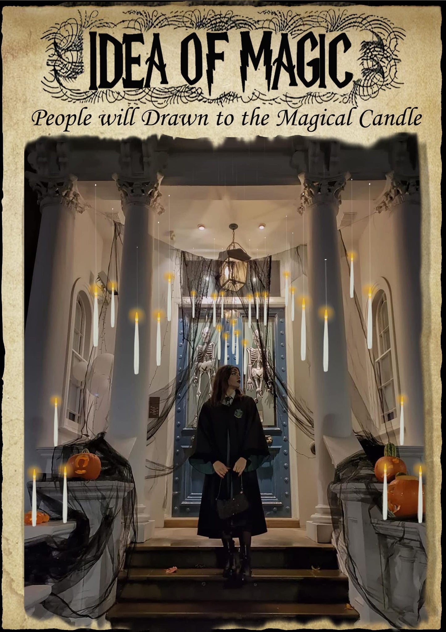 Halloween Decorations, 20 PCs Floating Candles