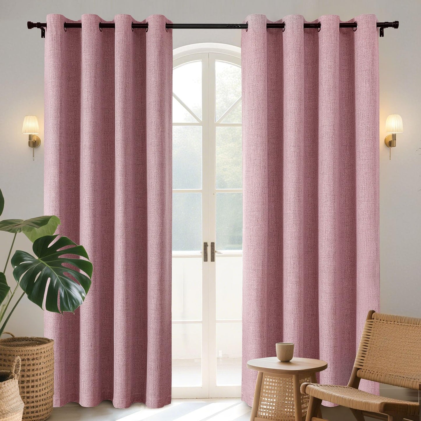 Joydeco Blackout Curtains 96", 2 Panels