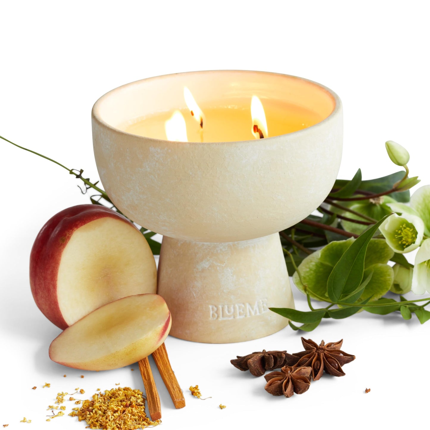 BLUEME 6-Wick Bergamot & Musk Candle