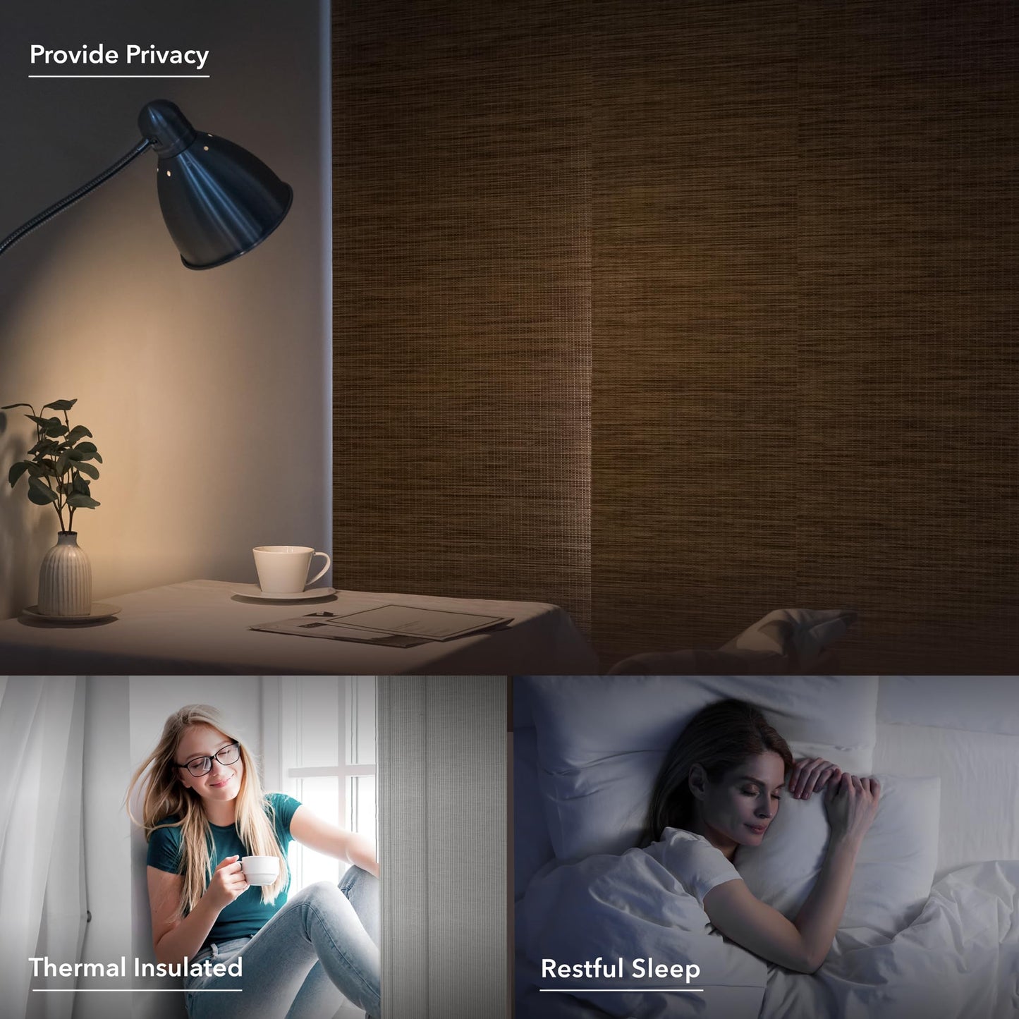 GoDear Design 99.99% Blackout Adjustable Sliding