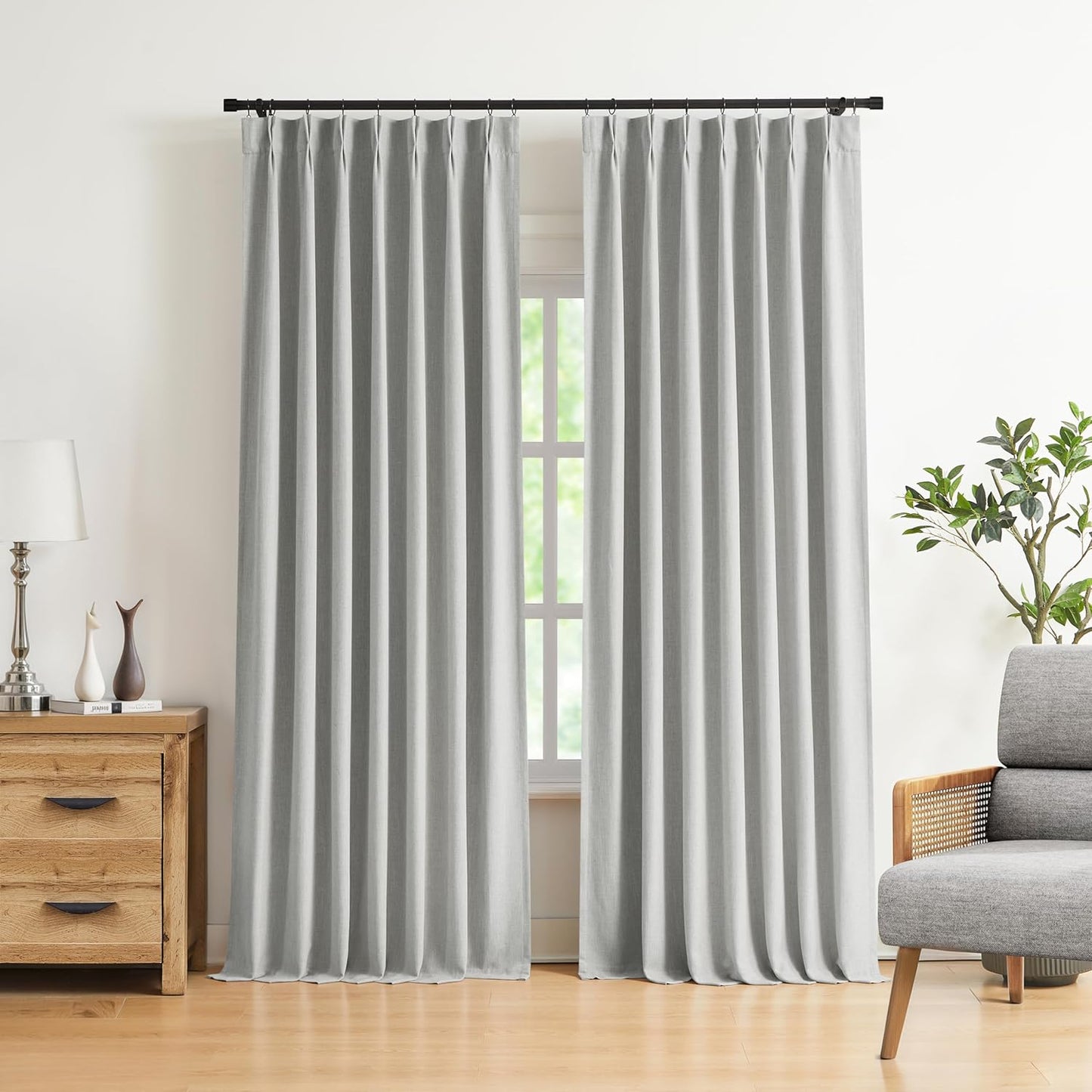 Vision Home Blackout Curtains 40x84" 2 Panels