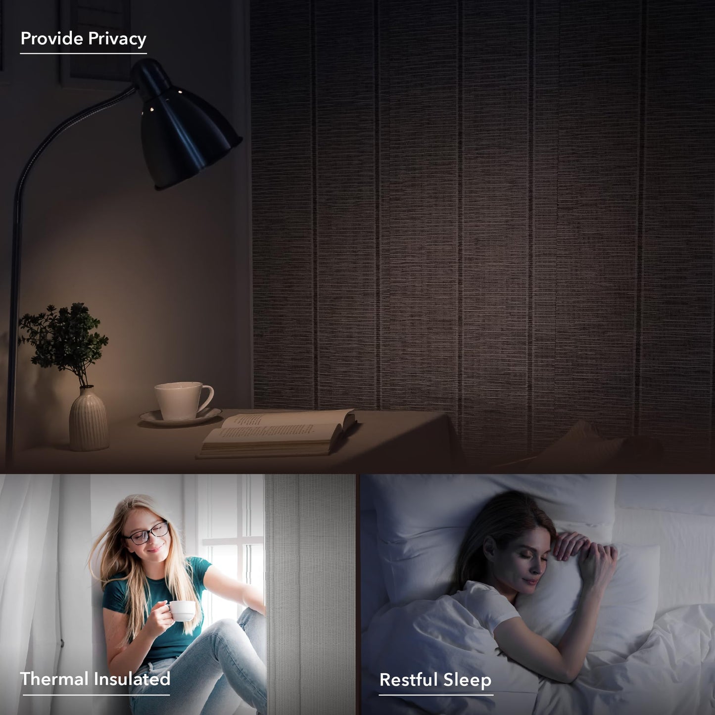 GoDear Design 99.99% Blackout Adjustable Sliding