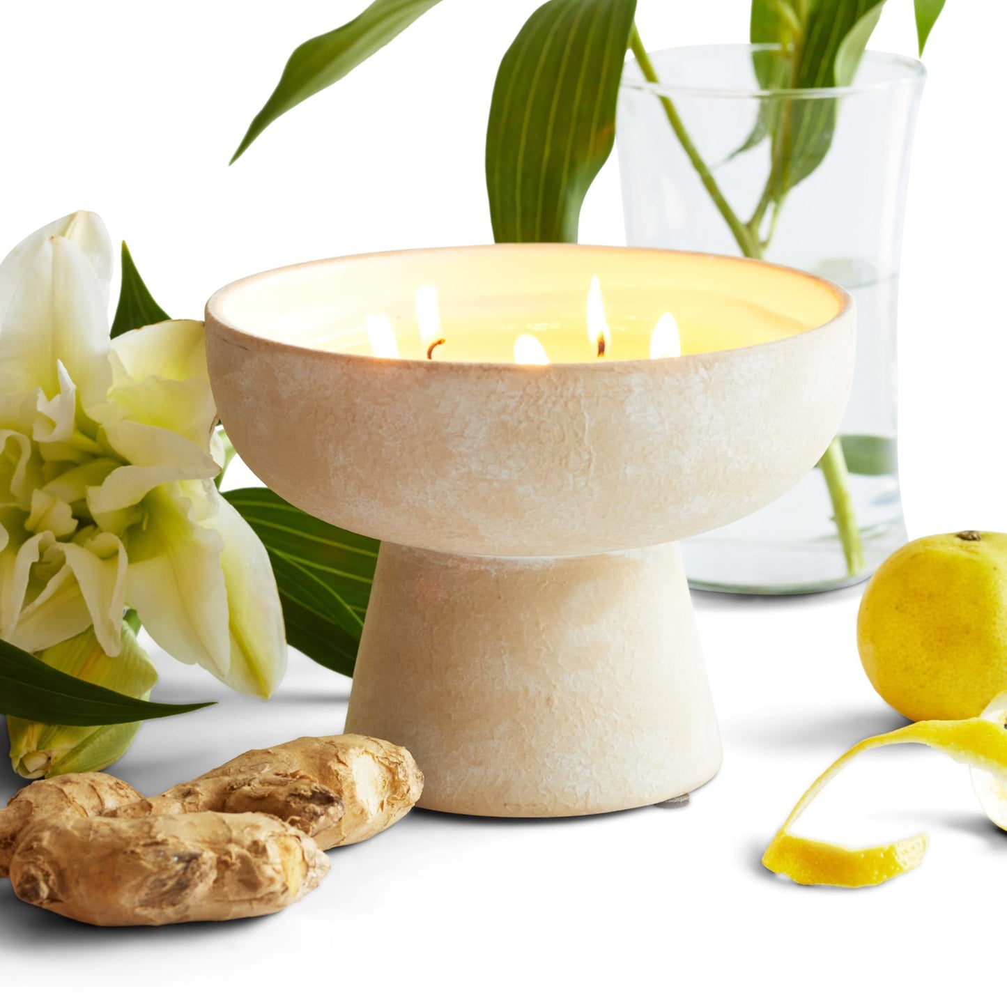 BLUEME 6-Wick Bergamot & Musk Candle