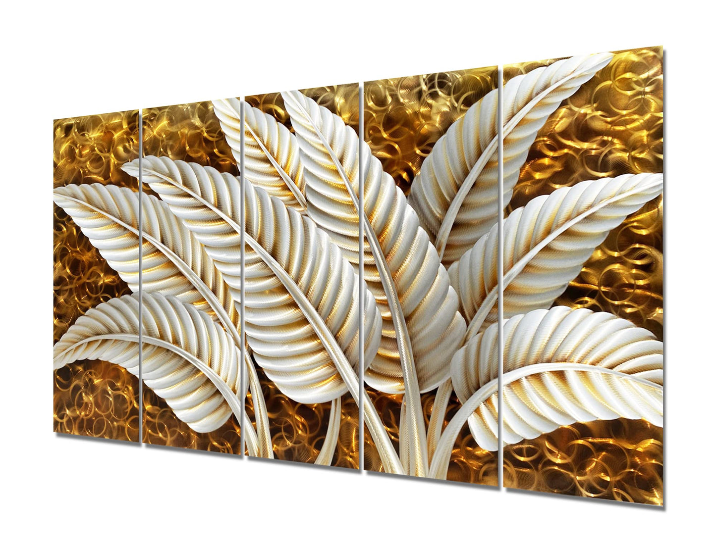 BATRENDY ARTS Silver Tree Wall Art