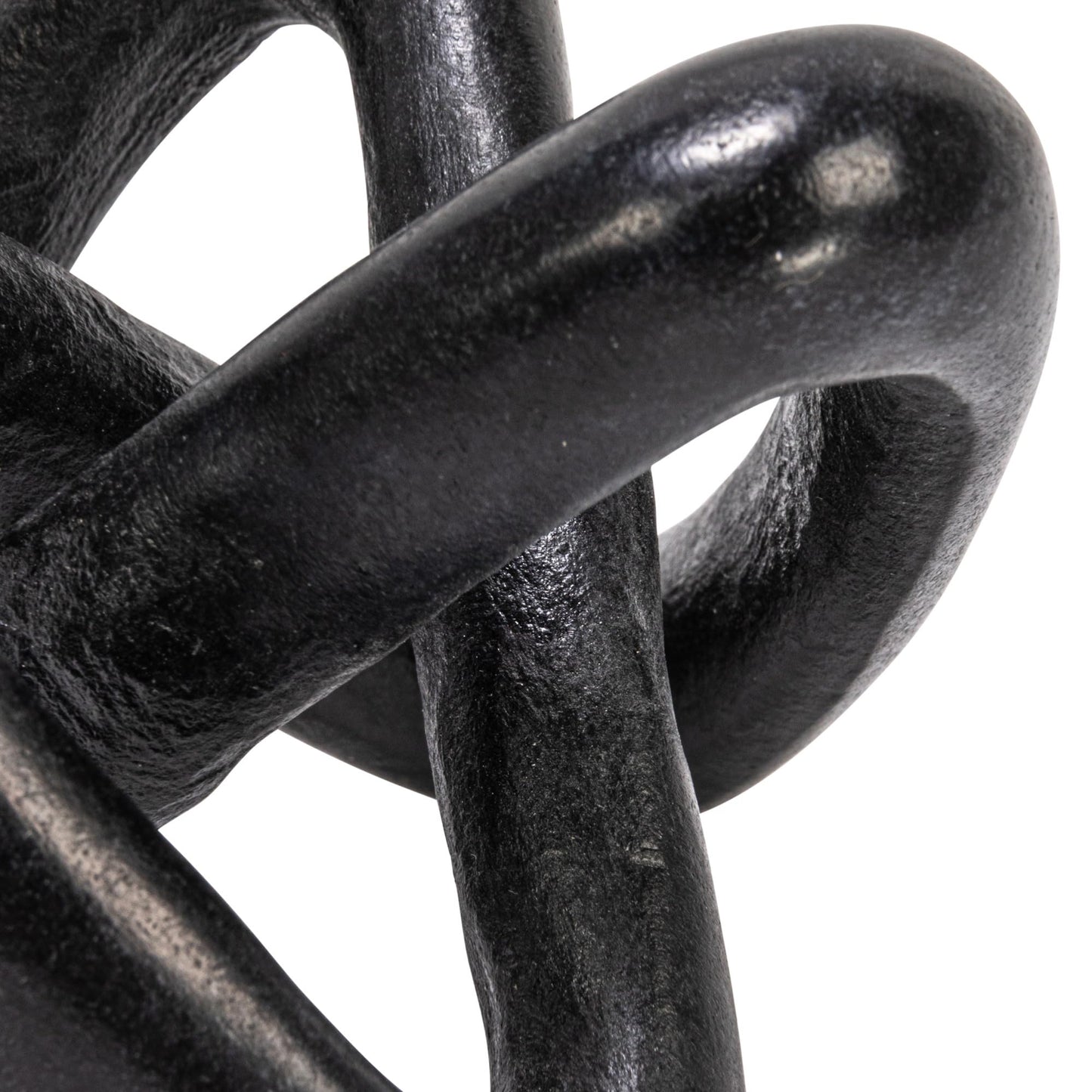 Creative Co-Op Modern Decorative Marble Link Knot, Beige