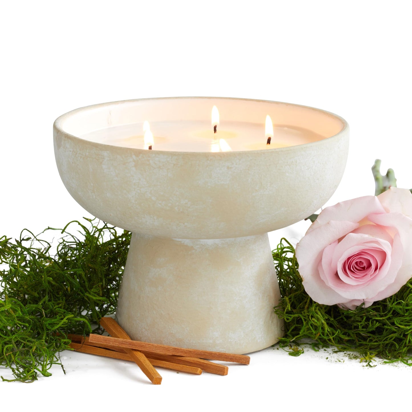 BLUEME 6-Wick Bergamot & Musk Candle