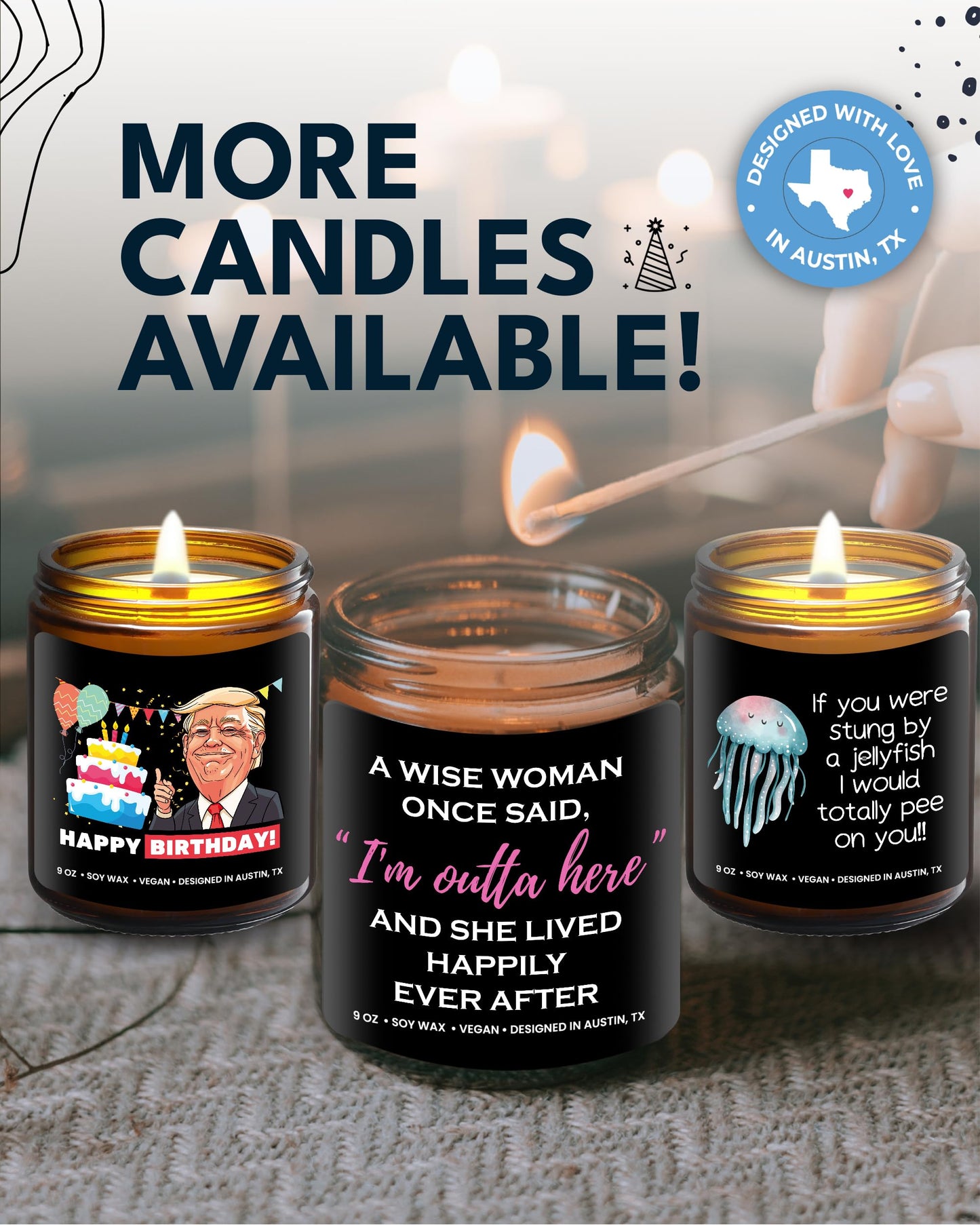 Funny Happy Birthday Candle