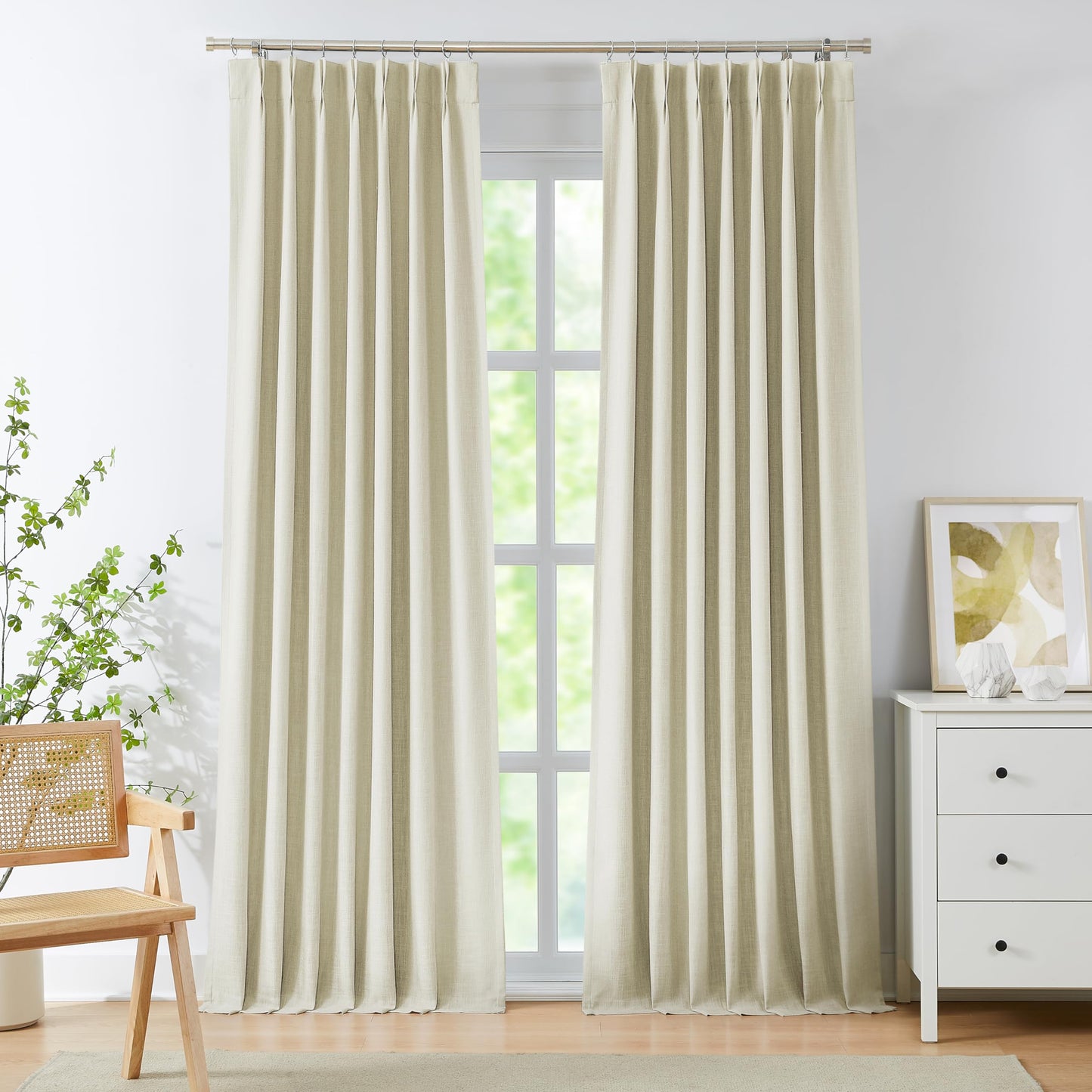 WEST LAKE Blackout Curtains 40x90" Blue, 2 Panels