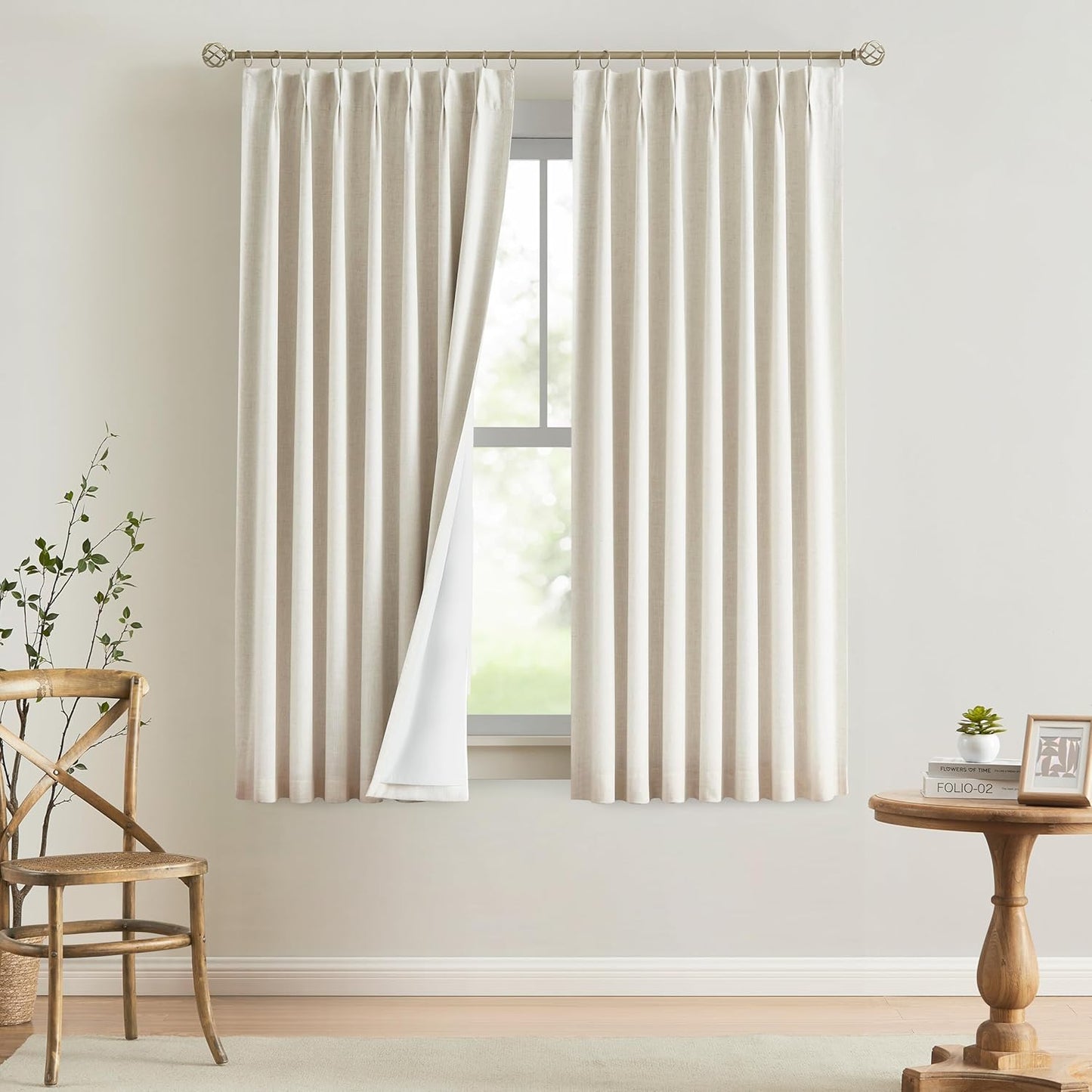 Vision Home Blackout Curtains 40x84" 2 Panels