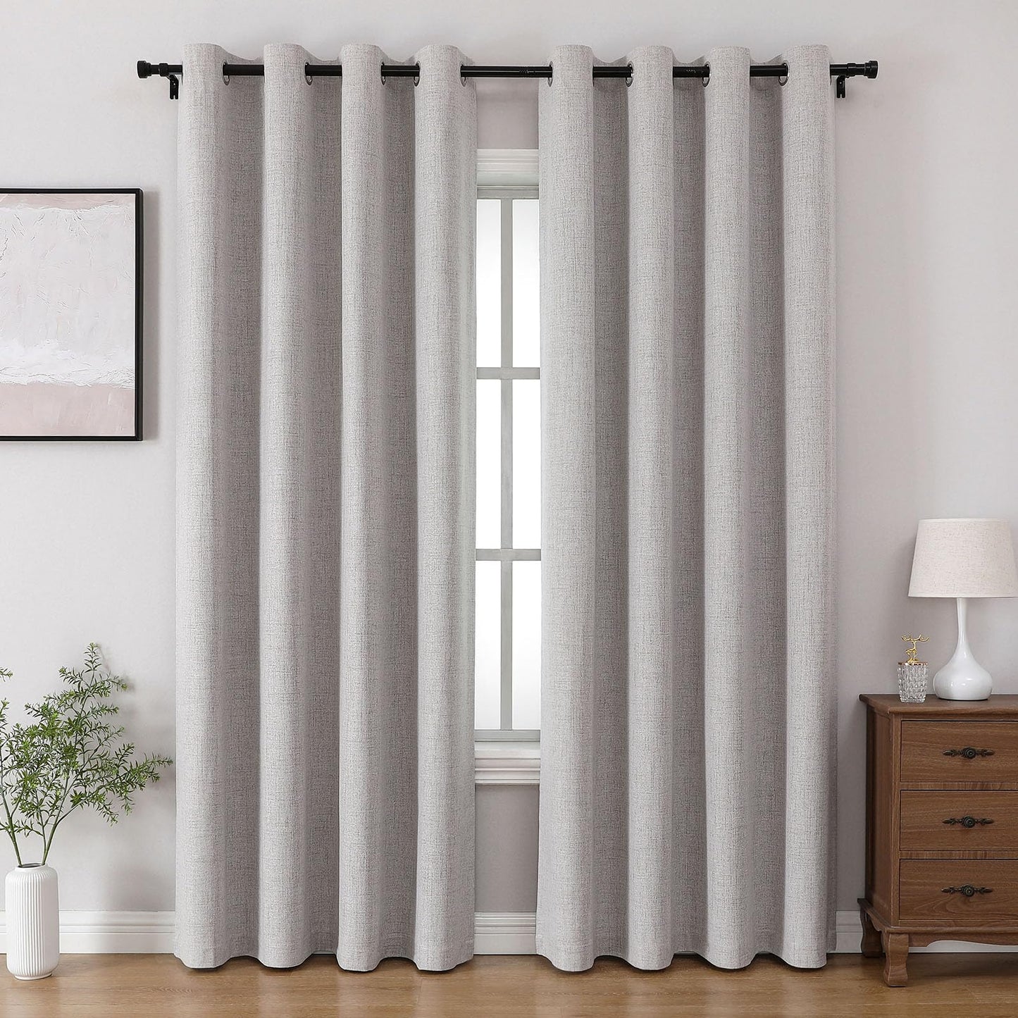 Joydeco Blackout Curtains 96", 2 Panels