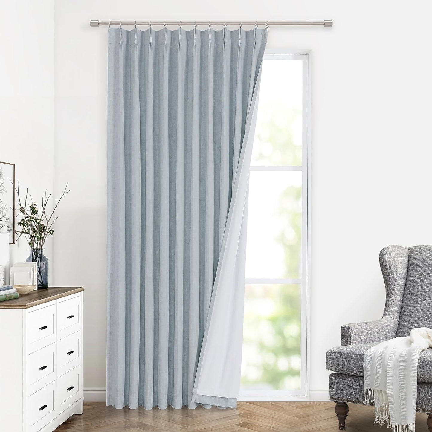 Vision Home Blackout Curtains 40x84" 2 Panels