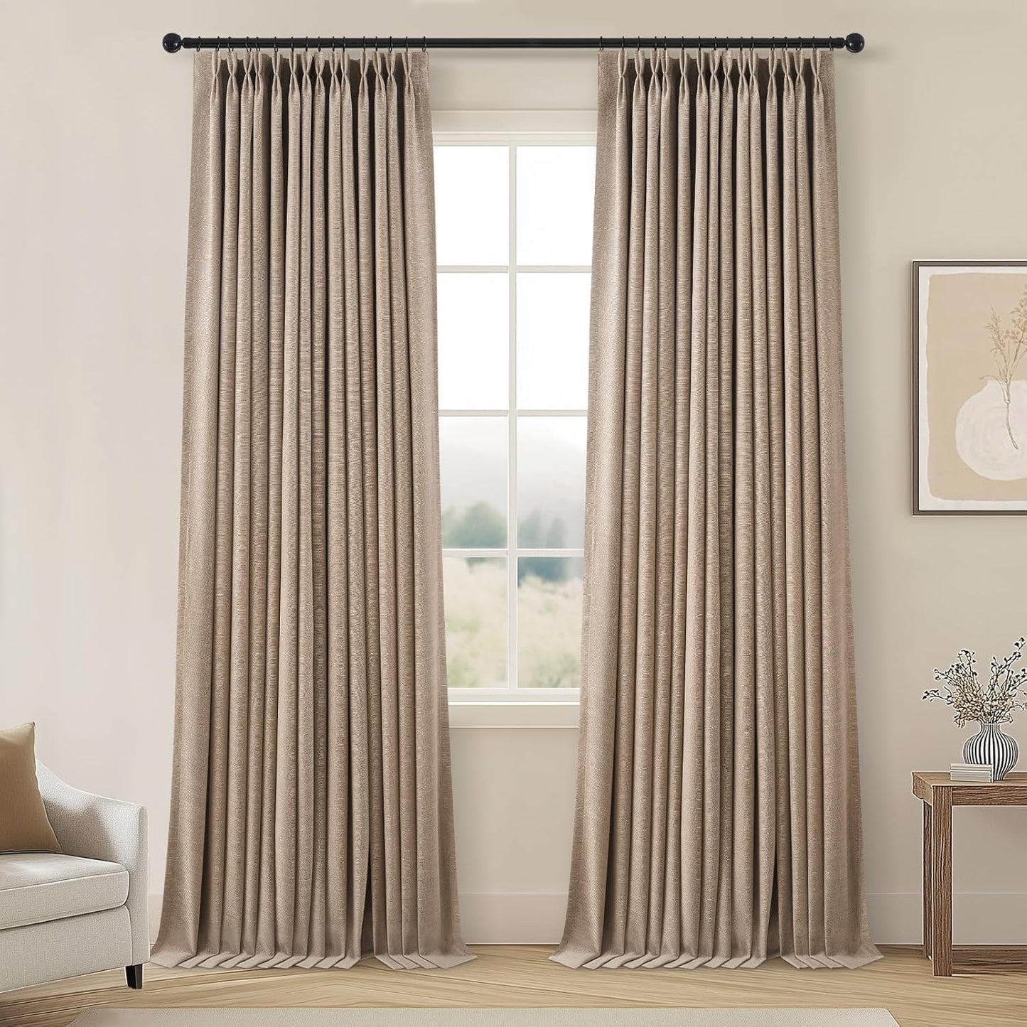 Topfinel Blackout Curtain 72x108, 1 Panel