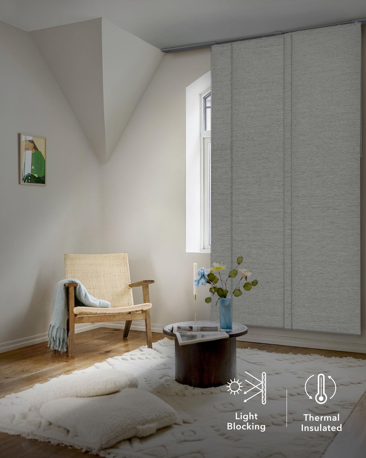 GoDear Design 99.99% Blackout Adjustable Sliding