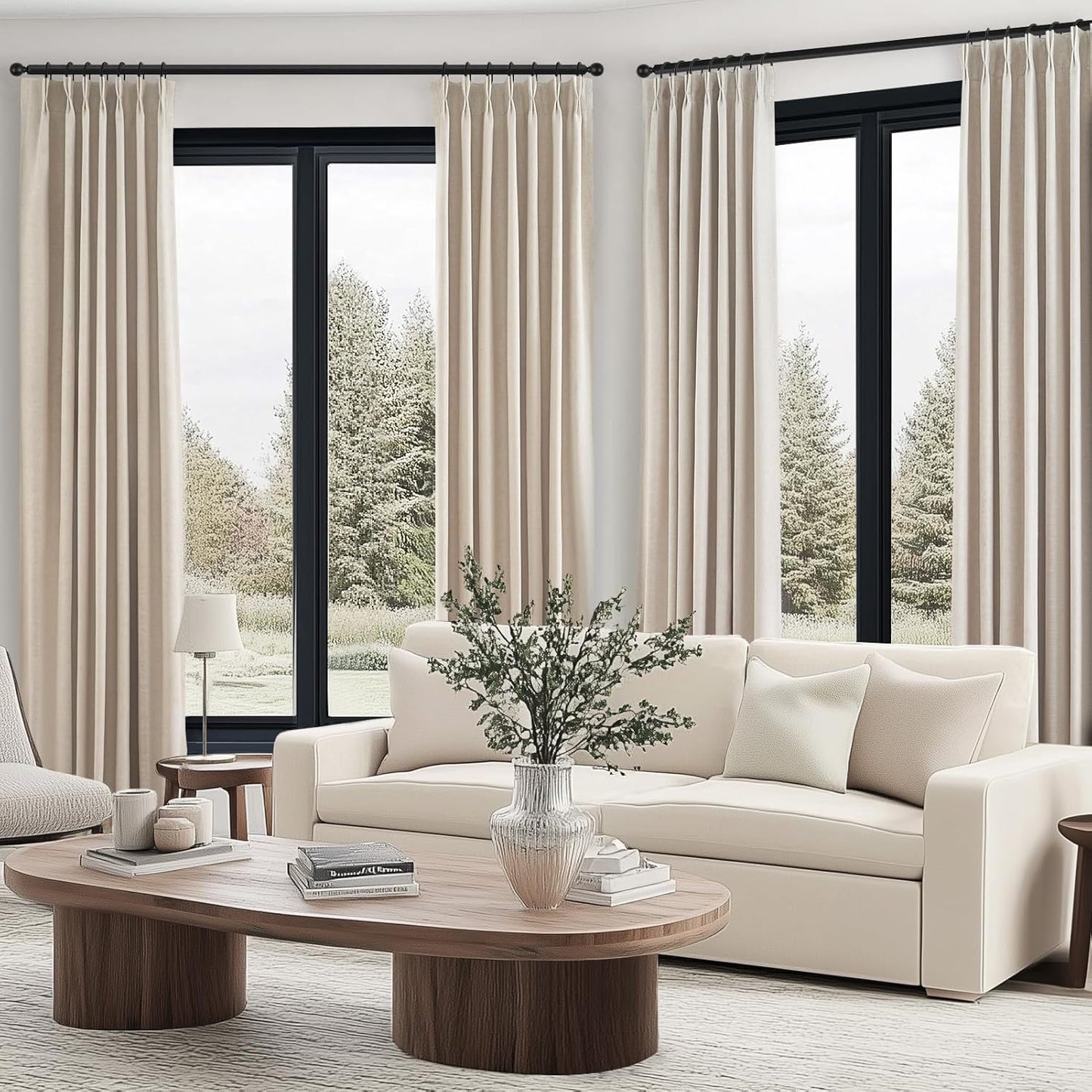 Topfinel Blackout Curtain 72x108, 1 Panel