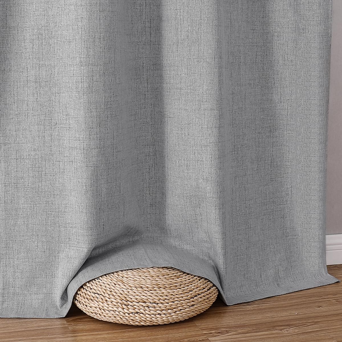 Urban Lotus Blackout Curtains 52x84" Beige, 2 Panels