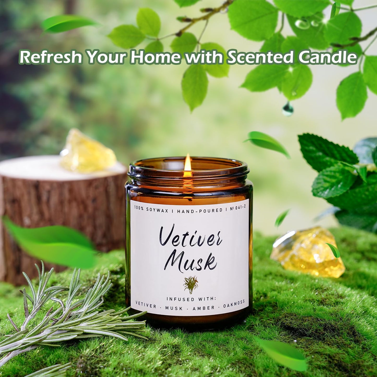 Auelife 4-Pack Fall Scented Candles