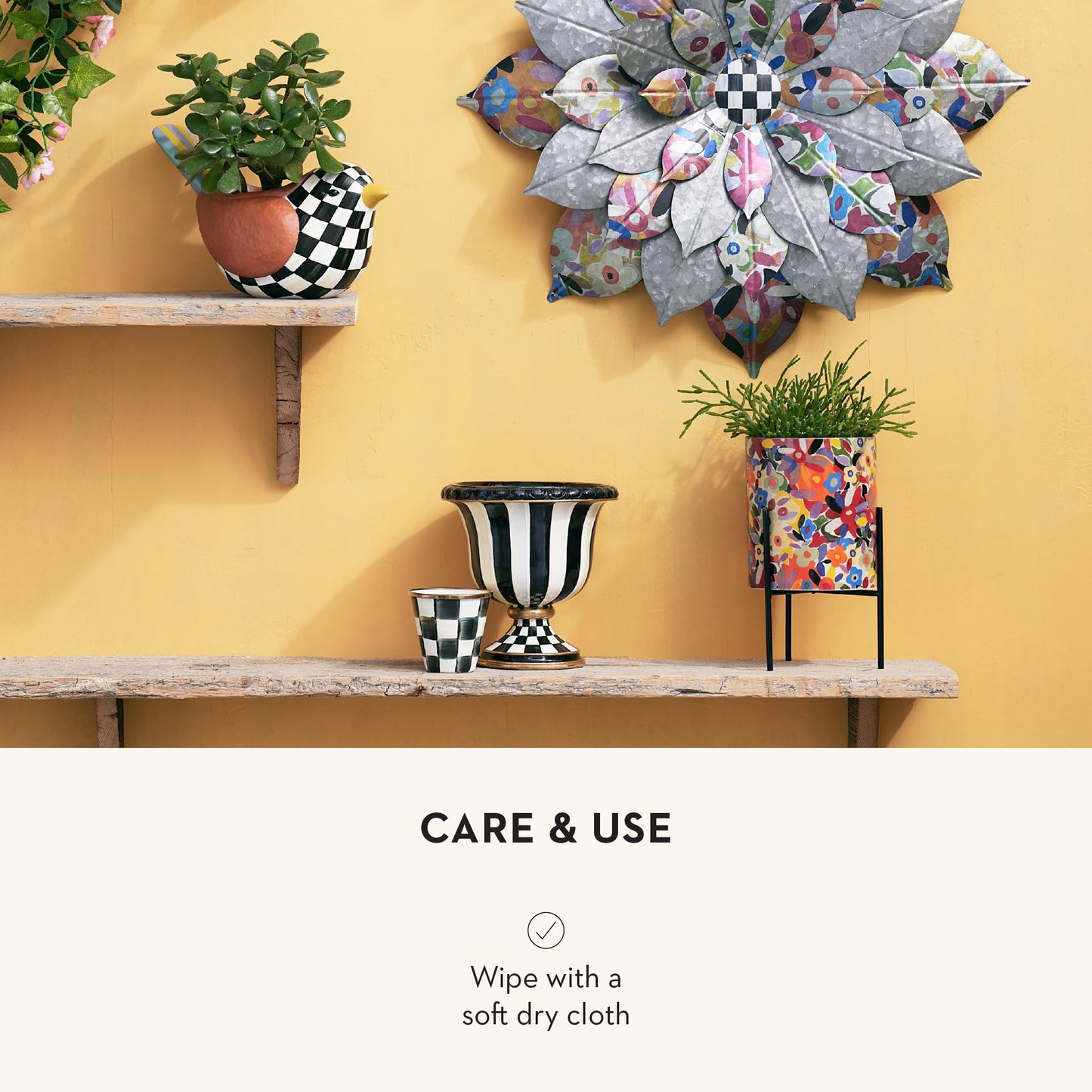 MACKENZIE-CHILDS Urn – Black & White
