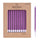 PHD CAKE Gold Long Thin Metallic Birthday Candles
