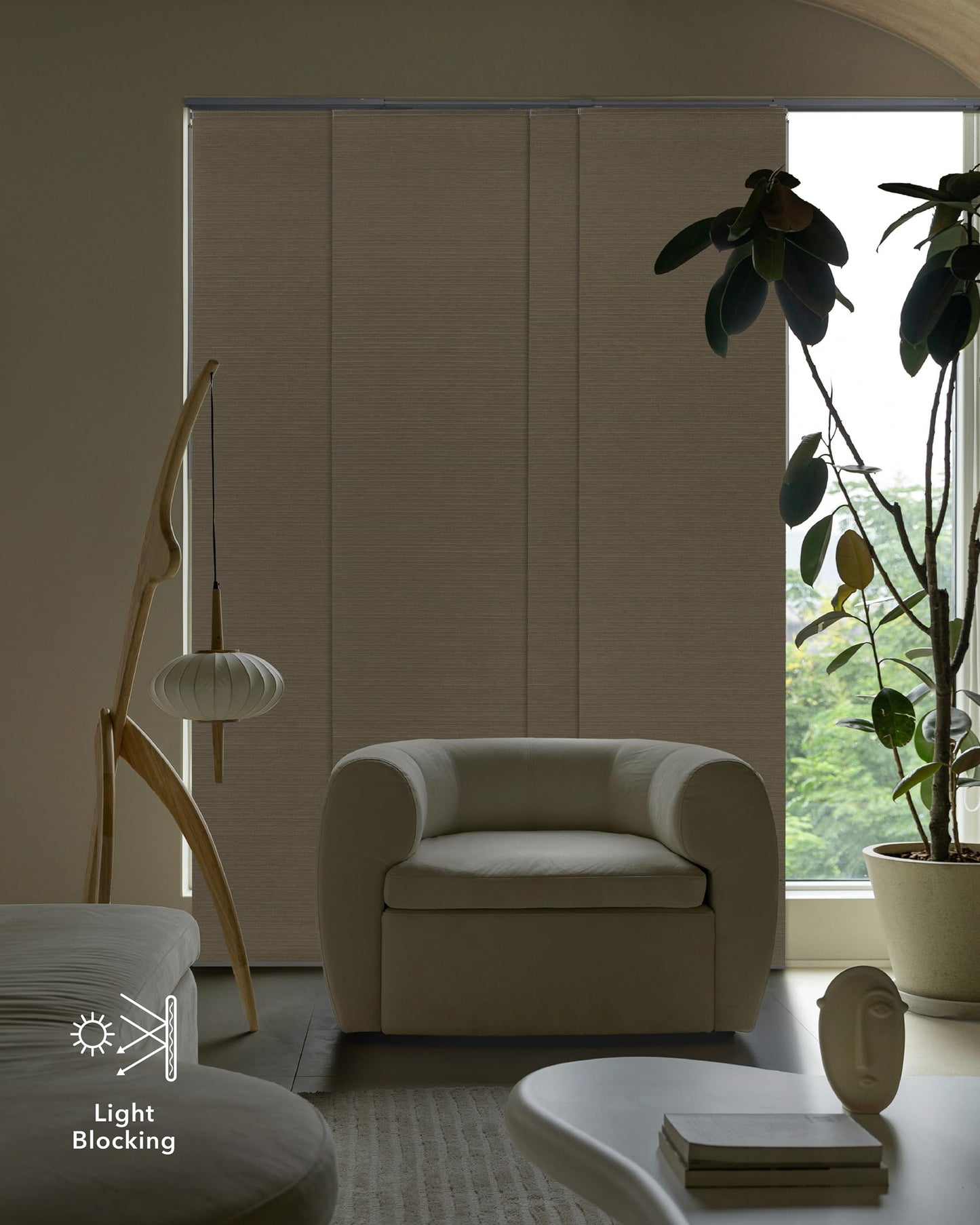 GoDear Design 99.99% Blackout Adjustable Sliding