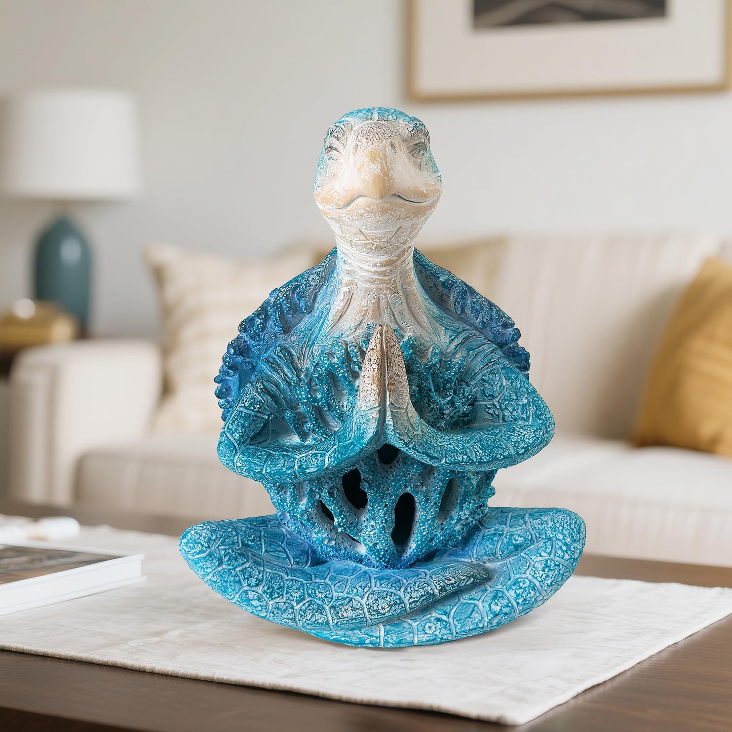 VVGIFTS Sea Turtle Yoga Statue