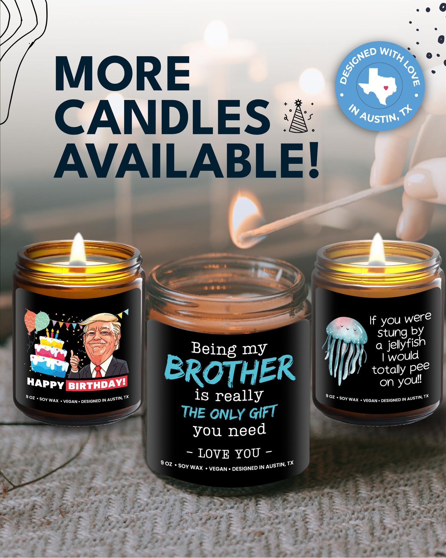 Funny Happy Birthday Candle