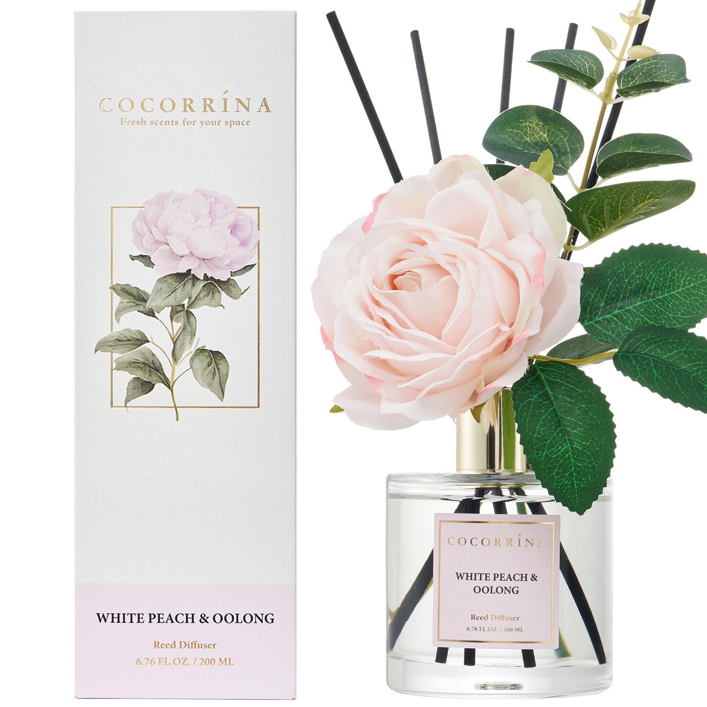 Cocorrína Clean Linen Reed Diffuser 6.7oz