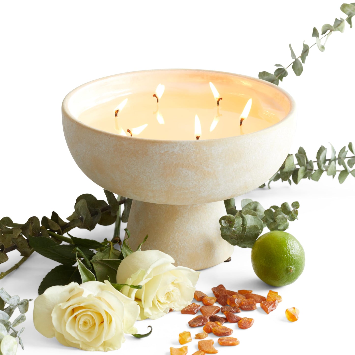 BLUEME 6-Wick Bergamot & Musk Candle