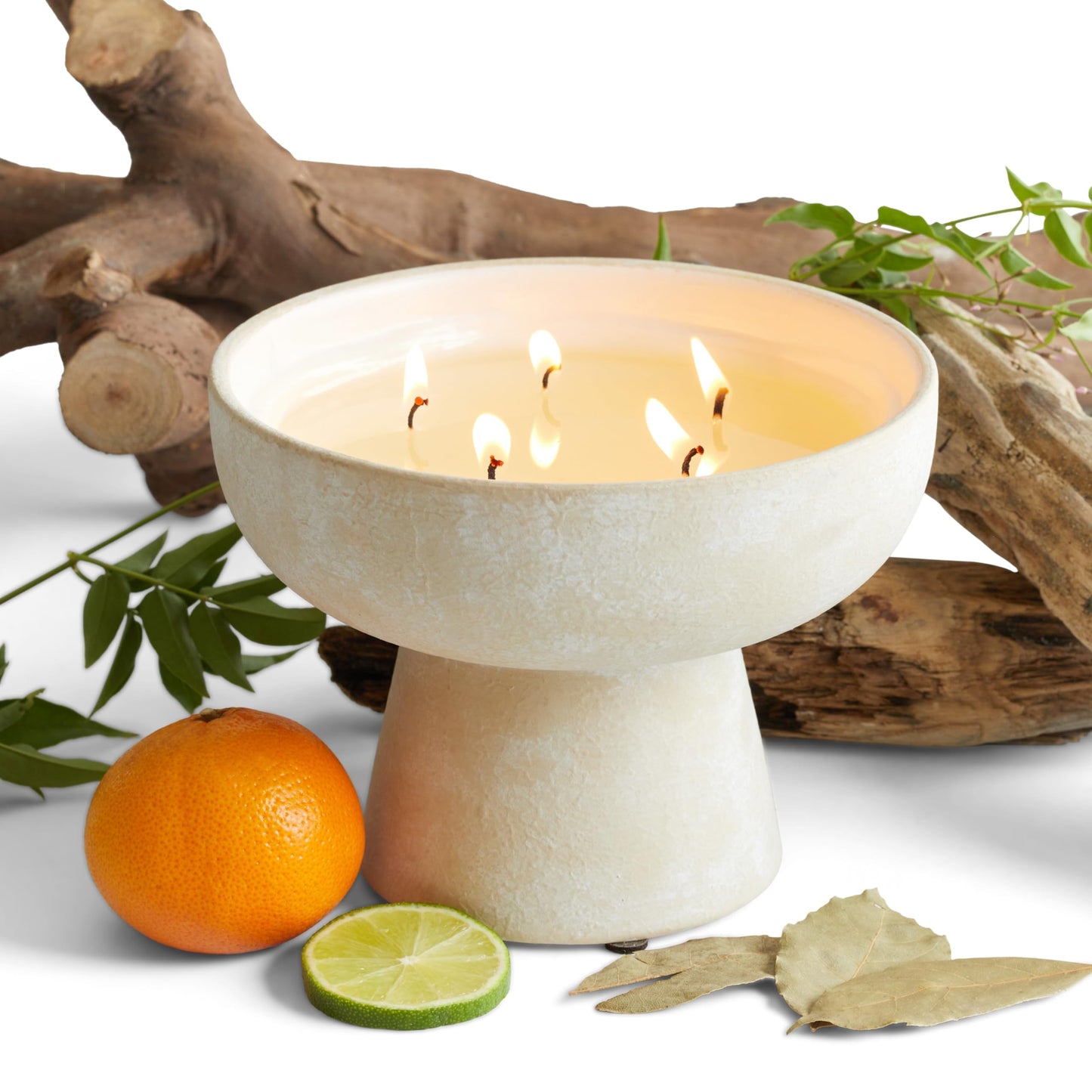 BLUEME 6-Wick Bergamot & Musk Candle