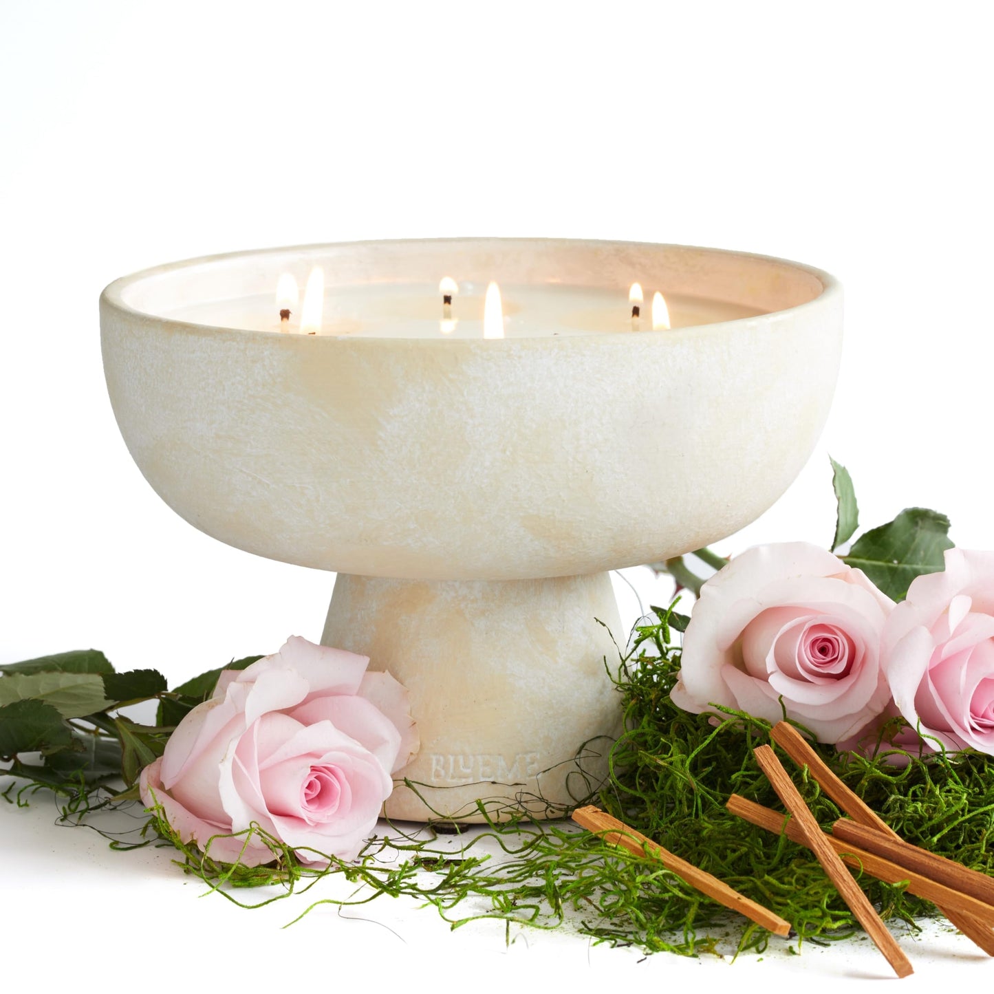 BLUEME 6-Wick Bergamot & Musk Candle