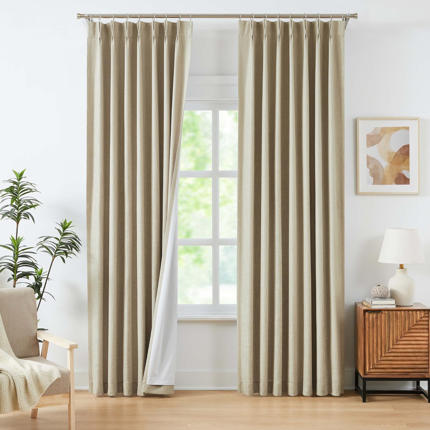 WEST LAKE Blackout Curtains 40x90" Blue, 2 Panels