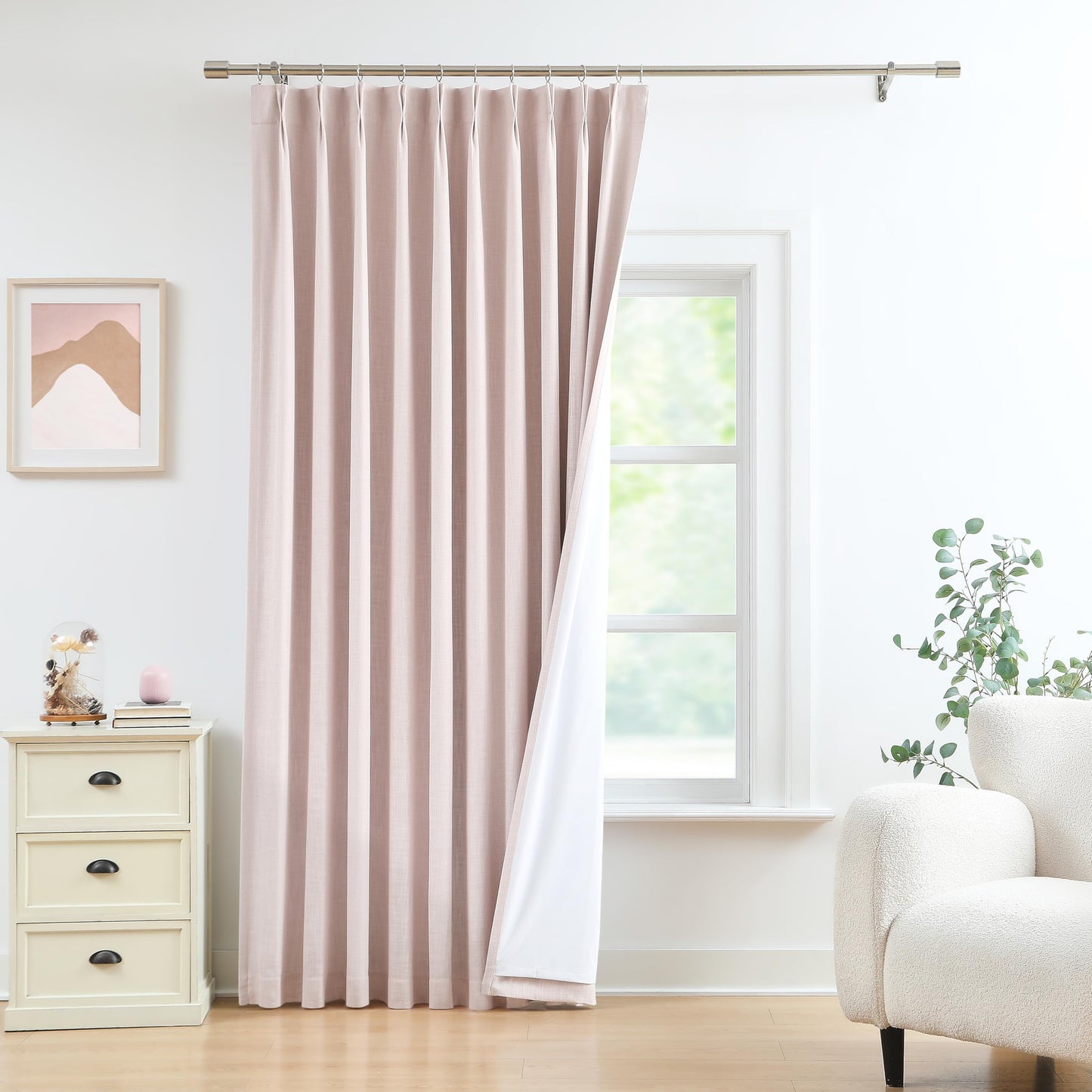 WEST LAKE Blackout Curtains 40x90" Blue, 2 Panels