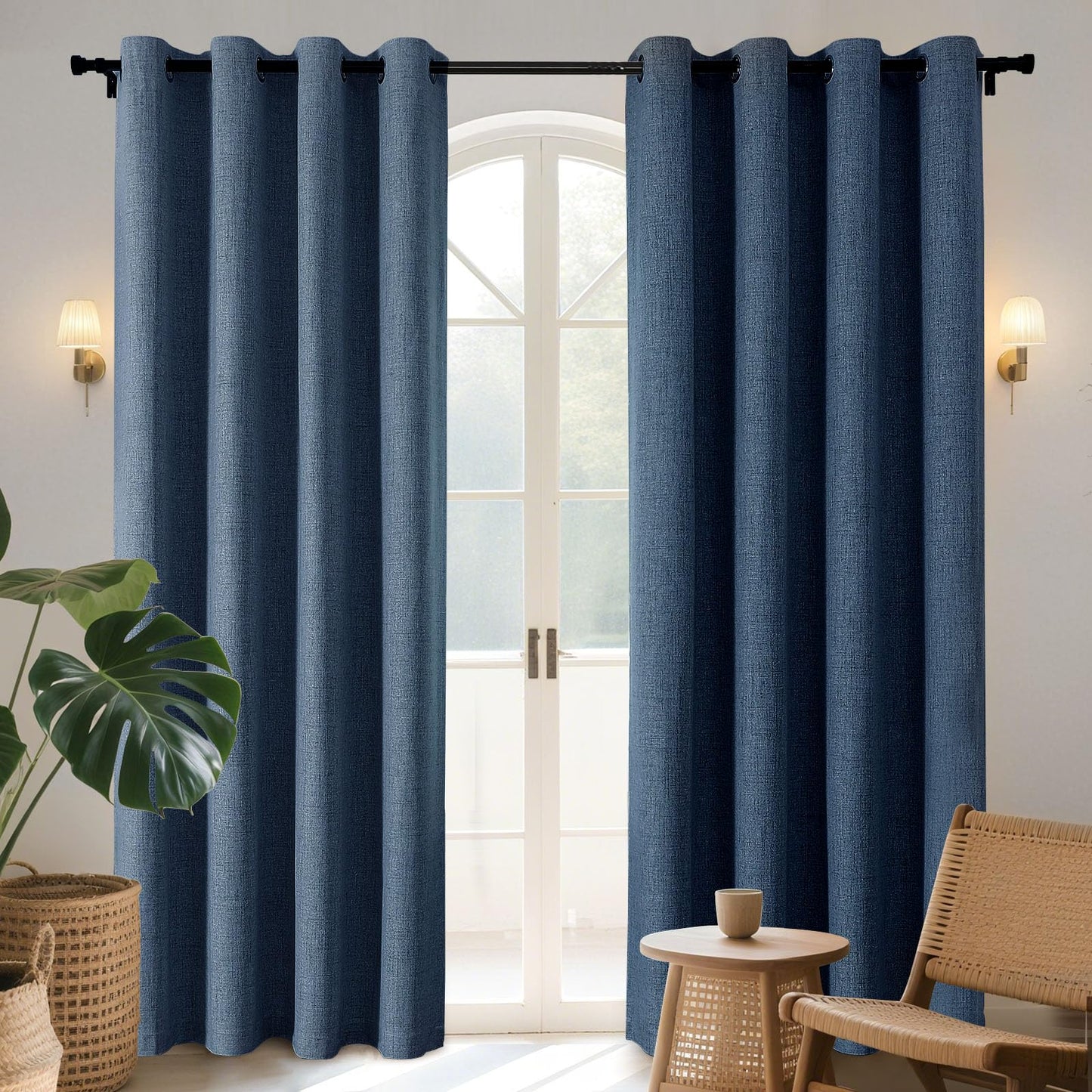 Joydeco Blackout Curtains 96", 2 Panels