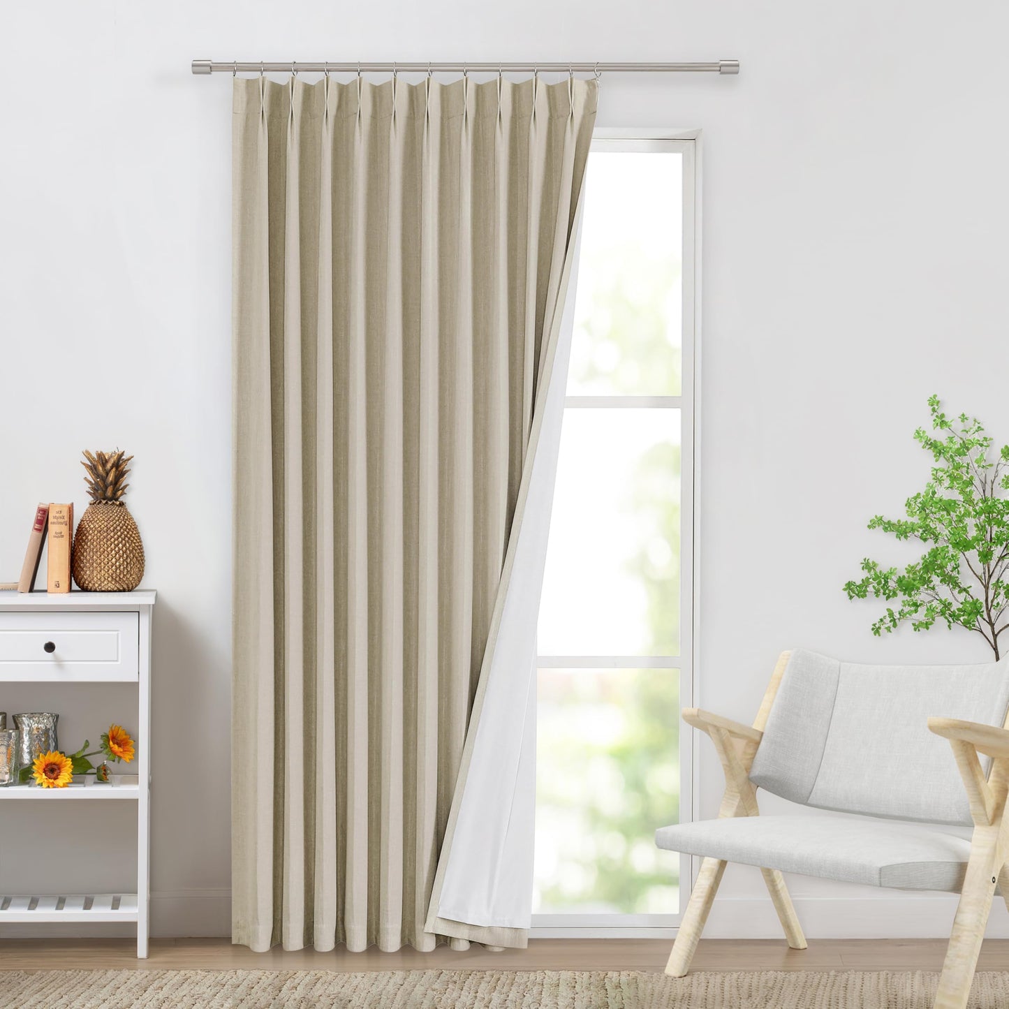 WEST LAKE Blackout Curtains 40x90" Blue, 2 Panels