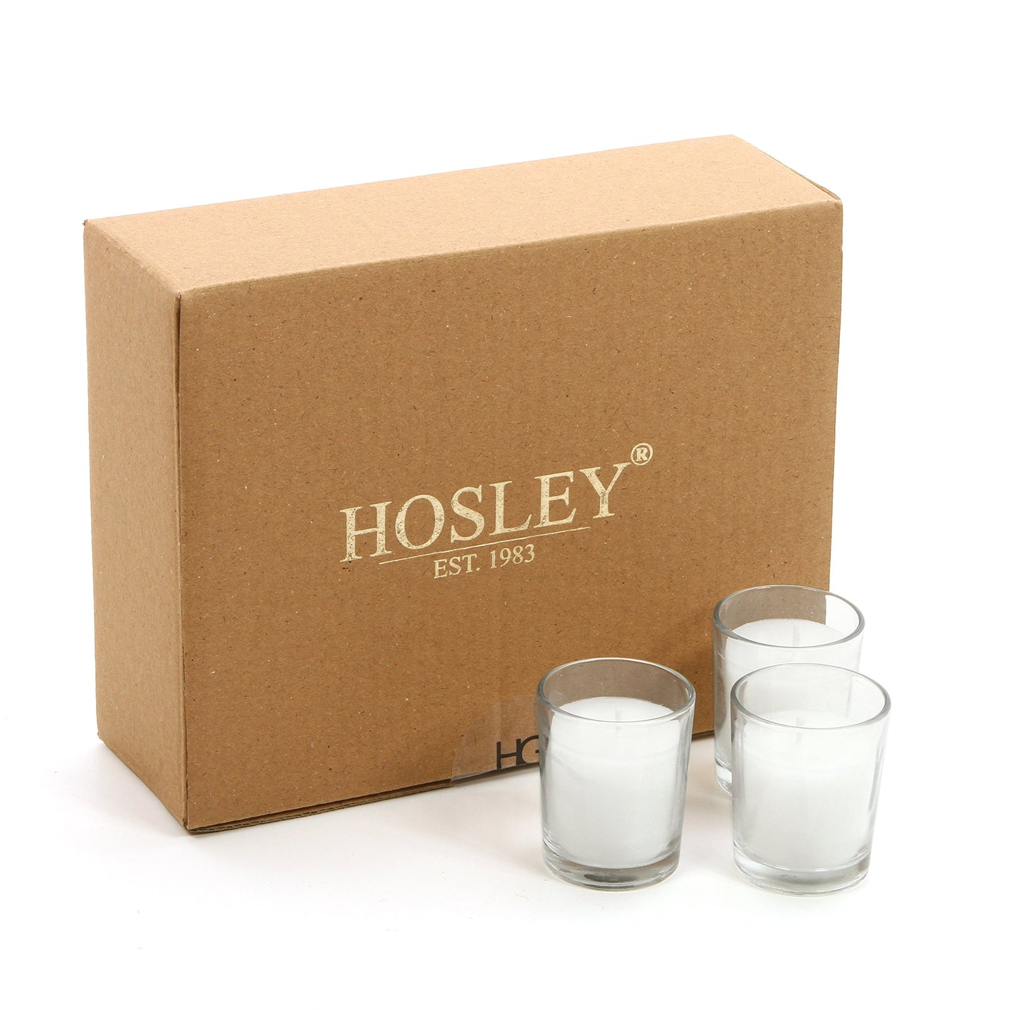 Hosley 240 Ivory Votive Candles
