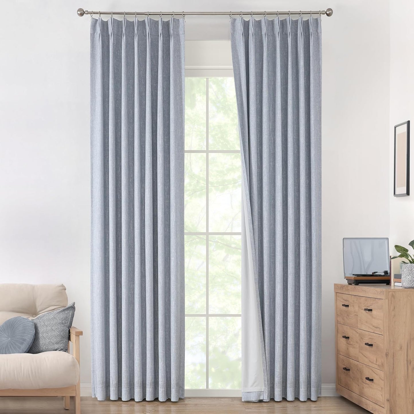 Vision Home Blackout Curtains 40x84" 2 Panels