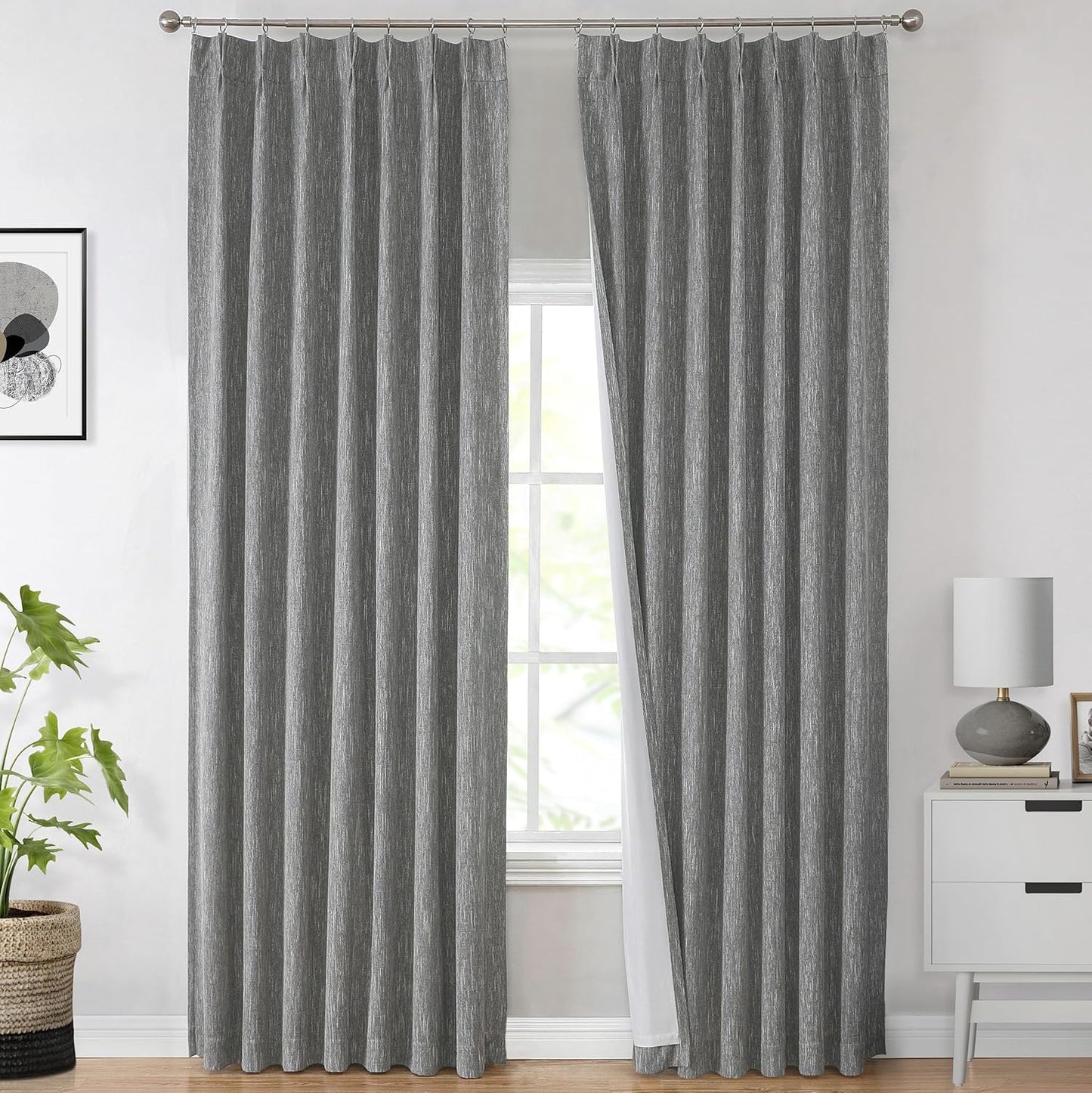 Vision Home Blackout Curtains 40x84" 2 Panels