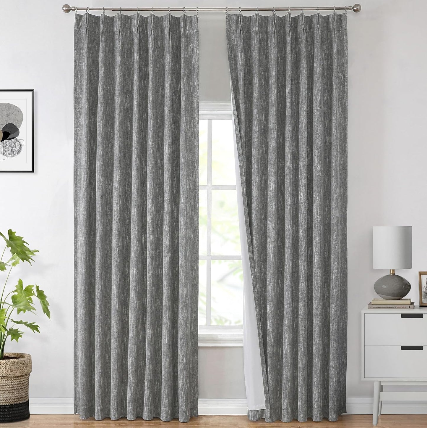 Vision Home Blackout Curtains 40x84" 2 Panels