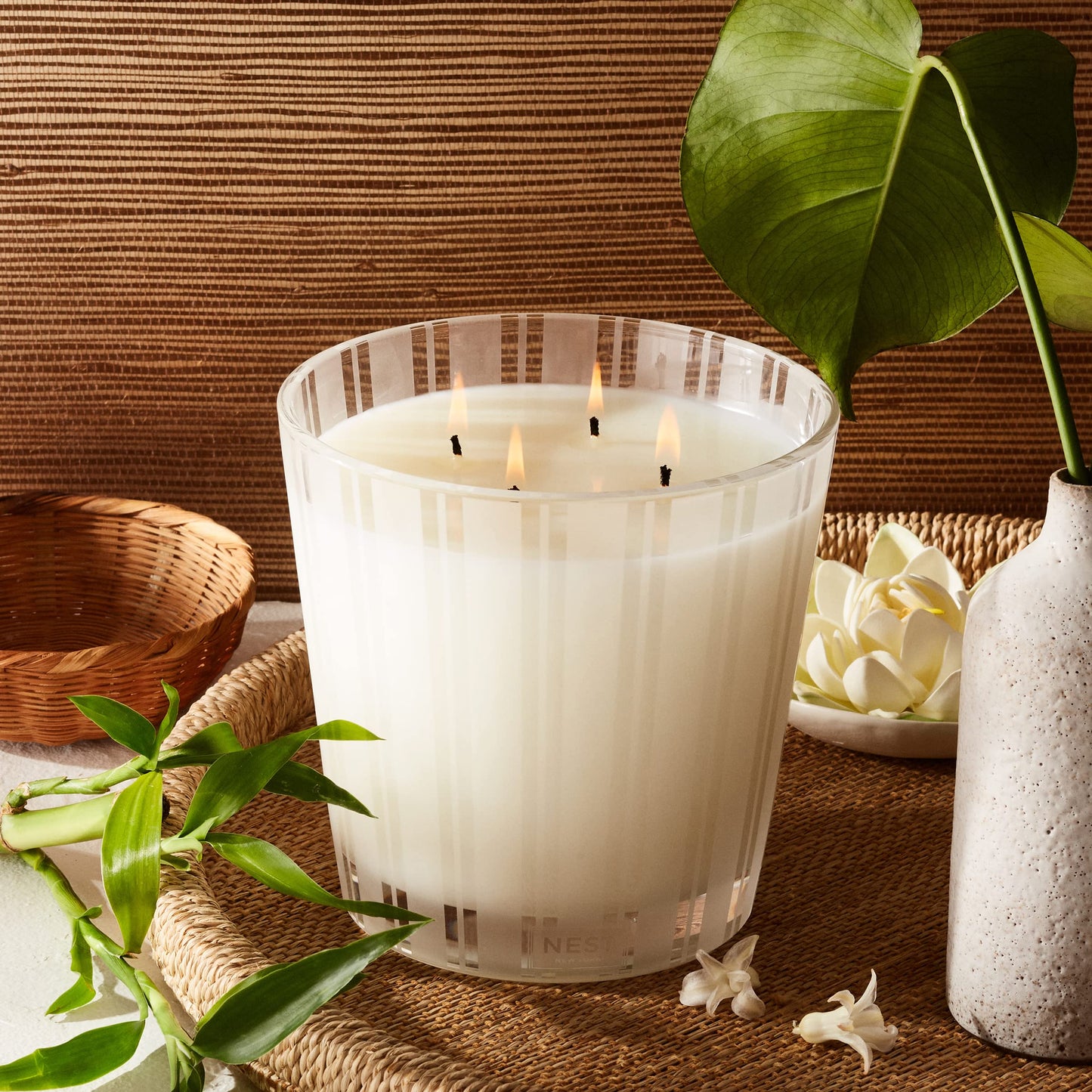 NEST Moroccan Amber 4-Wick Candle, 43.7 oz