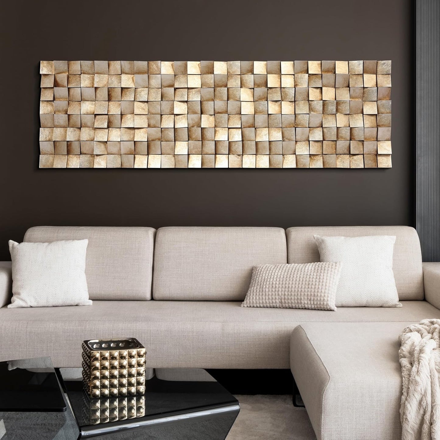Empire Art Textured II Wall Art 72"x22"