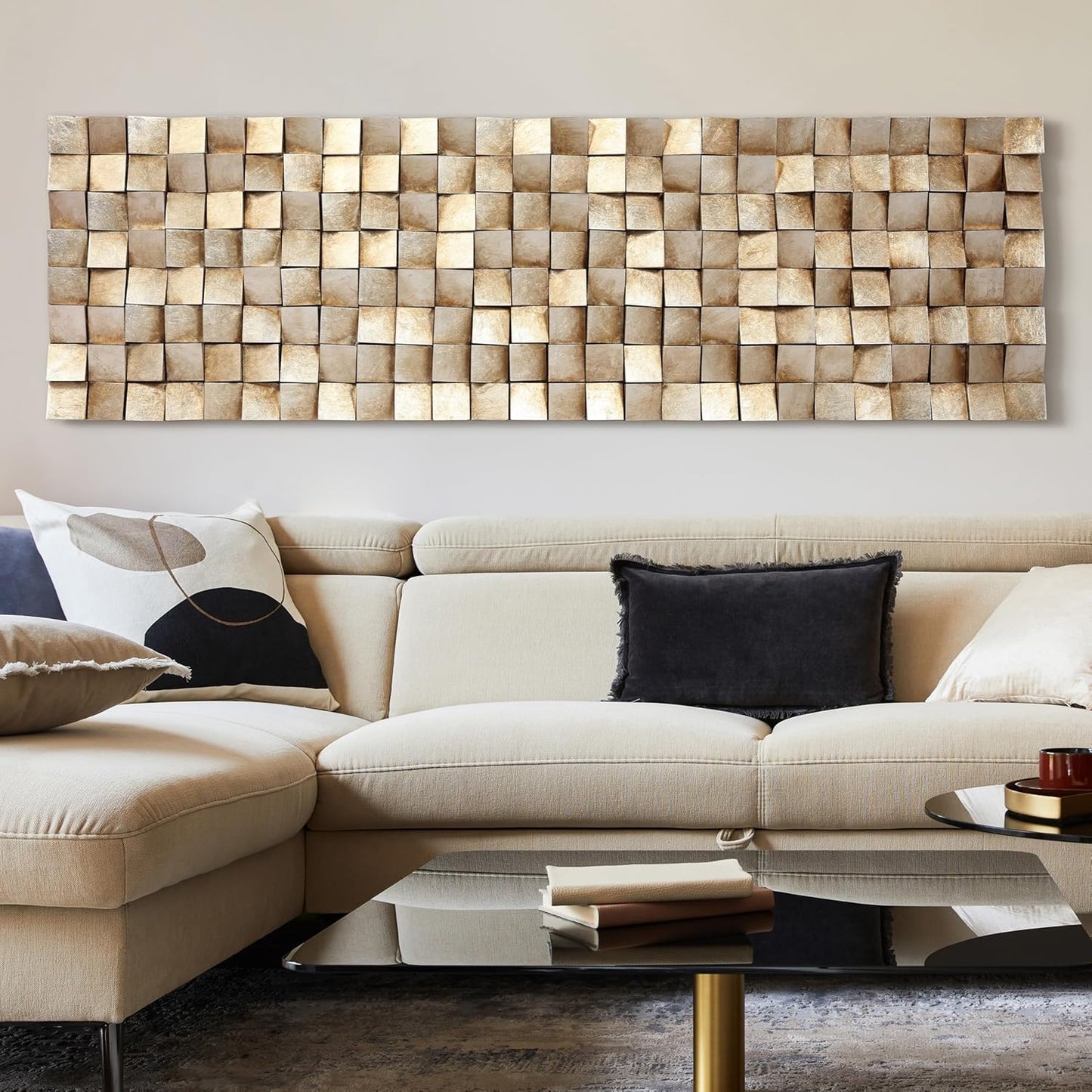 Empire Art Textured II Wall Art 72"x22"