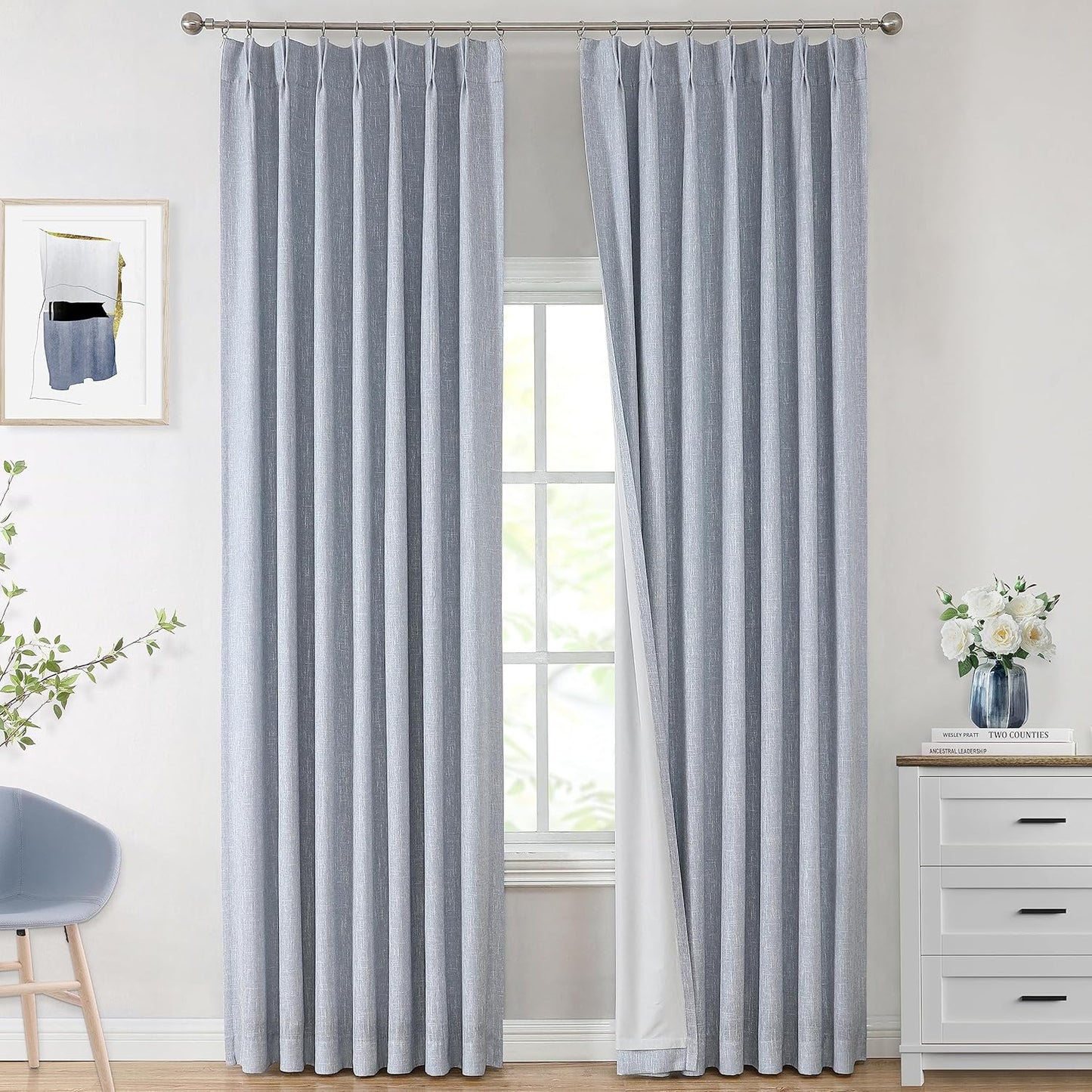 Vision Home Blackout Curtains 40x84" 2 Panels