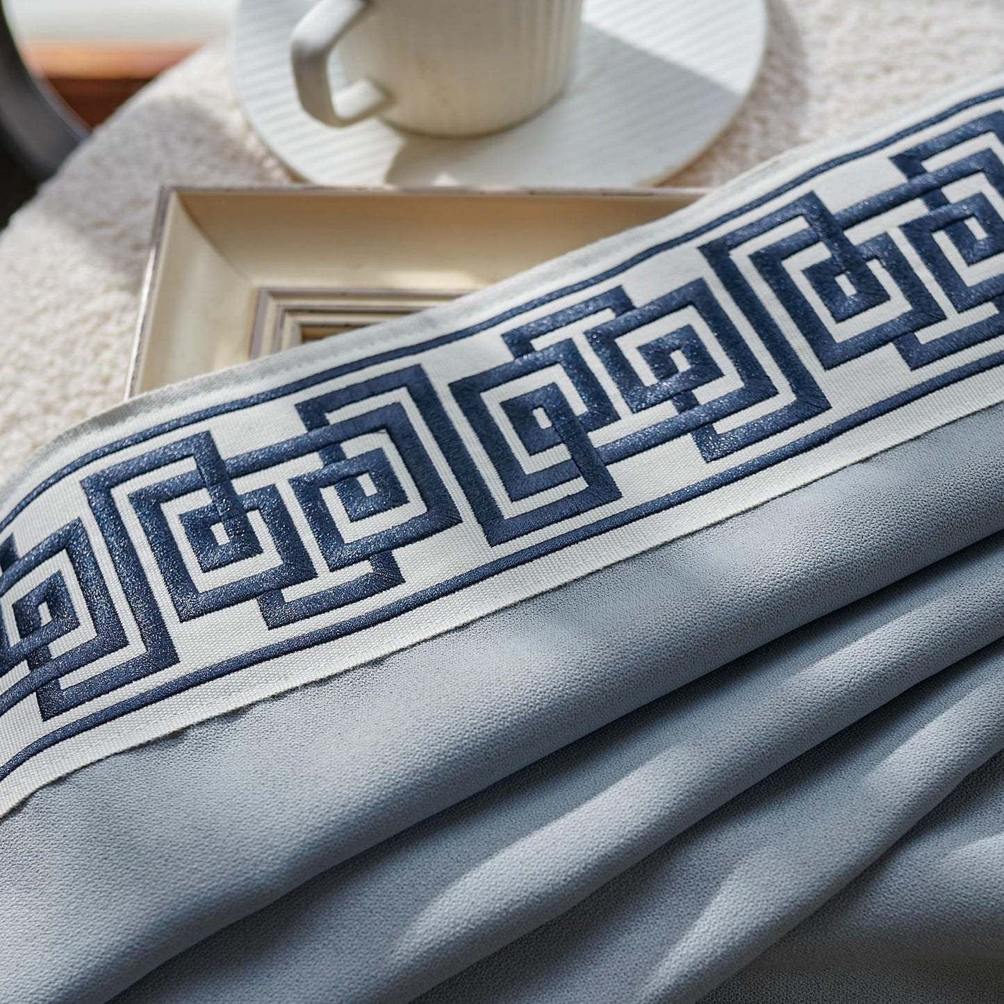 Beige Pinch Pleat Curtains 50x84