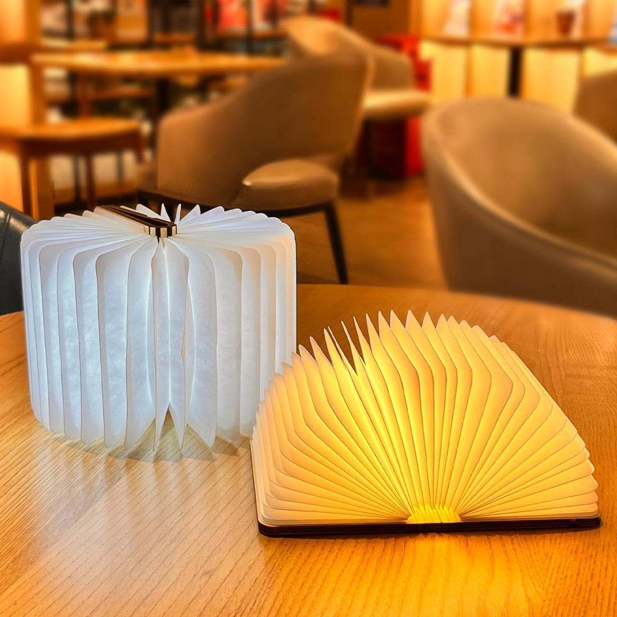 Vergissm Wooden LED Book Light