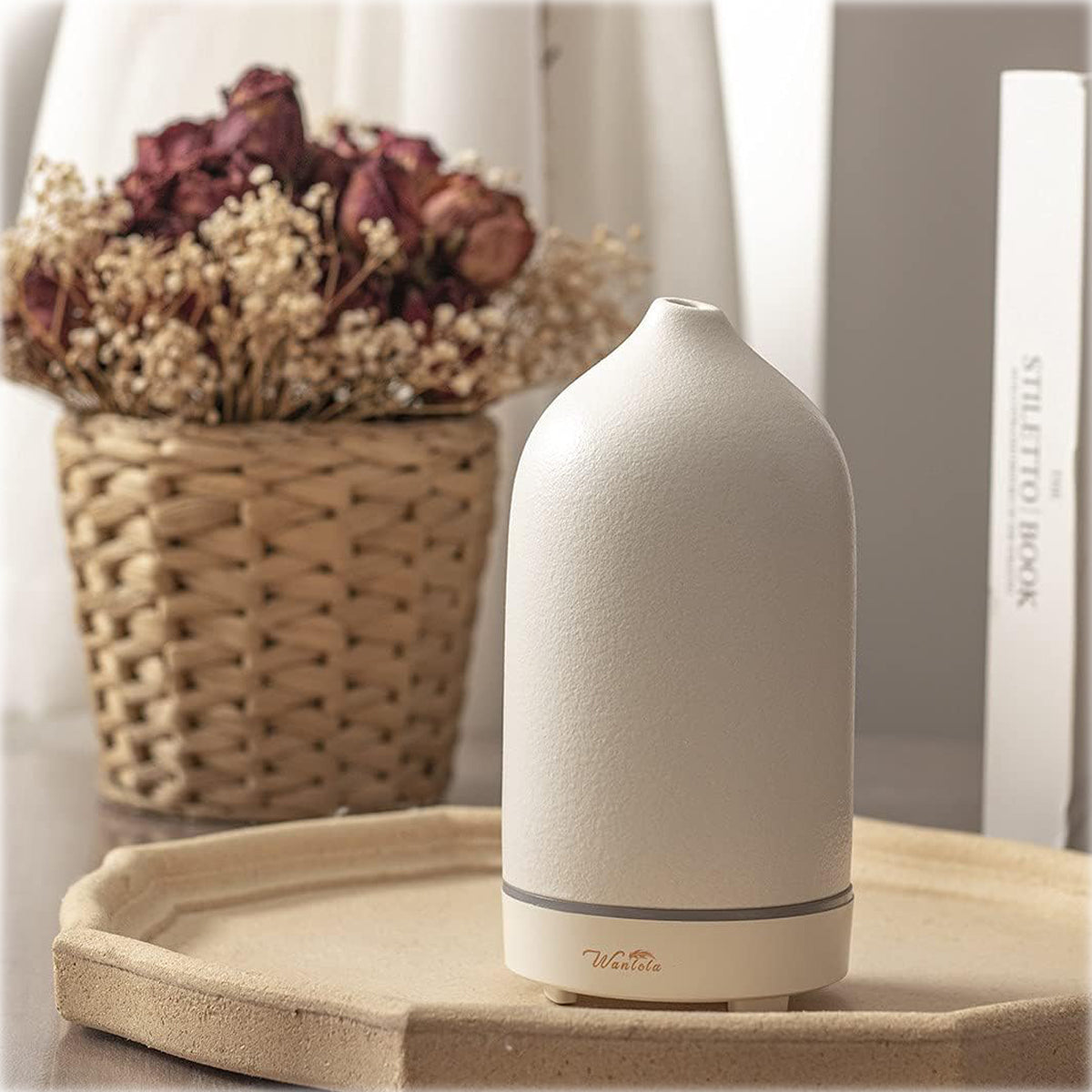 Wanlola 120ml Ceramic Essential Oil Diffuser