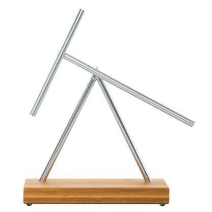 Kinetic Energy Sculpture – Silver/Bamboo