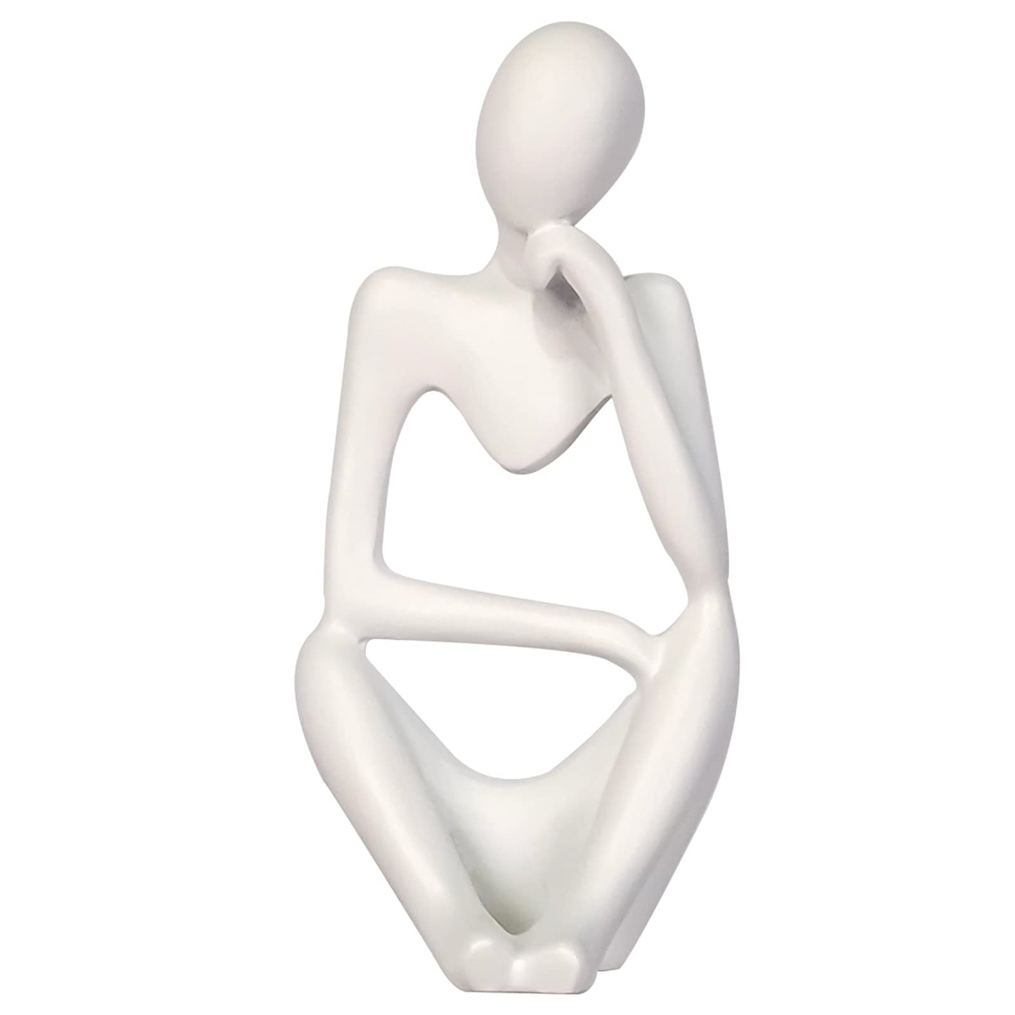 Sandstone Thinker Statue, Small Left