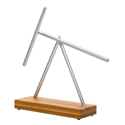 Kinetic Energy Sculpture – Silver/Bamboo