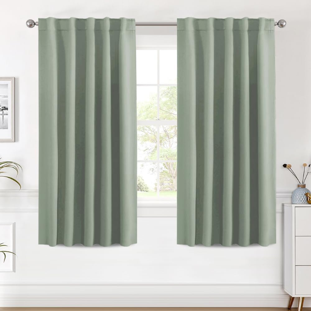 H.VERSAILTEX Blackout Curtains 52x84, 2 Panels